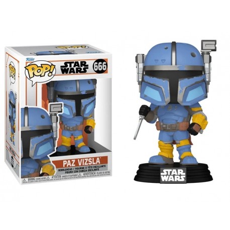 Figurine Star Wars - The Mandalorian - Paz Vizsla Pop 10cm