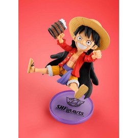 Figurine One Piece - Monkey.D.Luffy World Collectable Figure× S.H.Figuarts 8cm