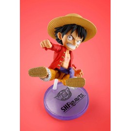 Figurine One Piece - Monkey.D.Luffy World Collectable Figure× S.H.Figuarts 8cm