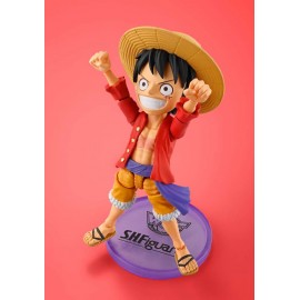 Figurine One Piece - Monkey.D.Luffy World Collectable Figure× S.H.Figuarts 8cm