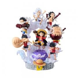 Figurine One Piece - Monkey.D.Luffy World Collectable Figure× S.H.Figuarts 8cm