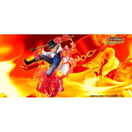 Figurine One Piece - Sabo Fire Fist Rook Check Figuarts Zero Extra Battle 17cm