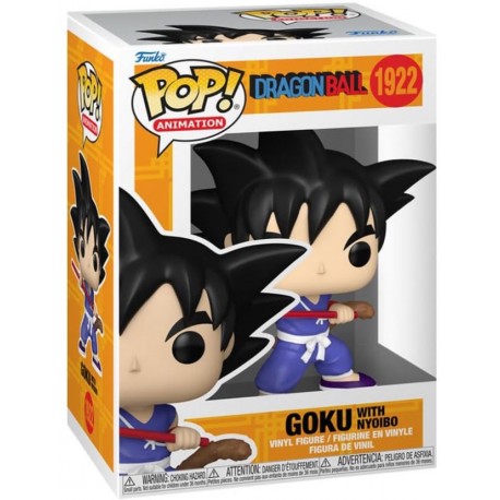 Figurine Dragon Ball - Goku with Nyoibo Pop 10cm