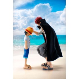 Figurines One Piece - Shanks & Monkey.D.Luffy Childhood S.H.Figuarts Bandai