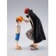 Figurines One Piece - Shanks & Monkey.D.Luffy Childhood S.H.Figuarts Bandai