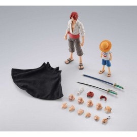 Figurines One Piece - Shanks & Monkey.D.Luffy Childhood S.H.Figuarts Bandai