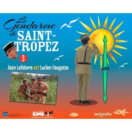 Figurine Le Gendarme de Saint-Tropez - Jean Lefebvre est Lucien Fougasse