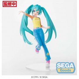 Figurine Hatsune Miku - Miku Love Costume Desktop x Decorate 17cm