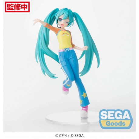 Figurine Hatsune Miku - Miku Love Costume Desktop x Decorate 17cm
