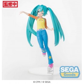 Figurine Hatsune Miku - Miku Love Costume Desktop x Decorate 17cm