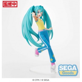 Figurine Hatsune Miku - Miku Love Costume Desktop x Decorate 17cm