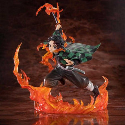 Figurine Demon Slayer - Tanjiro Kamado Rengoku's Sword Guard ver. Figuarts Zero