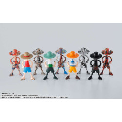 Figurines One Piece - Boite de 10 figurines de Luffy - Archive of Adventure [Vol.1] - Tamashii Nations Box