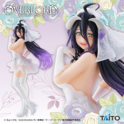 Figurine Overlord - Albedo Wedding Ver Coreful 18cm