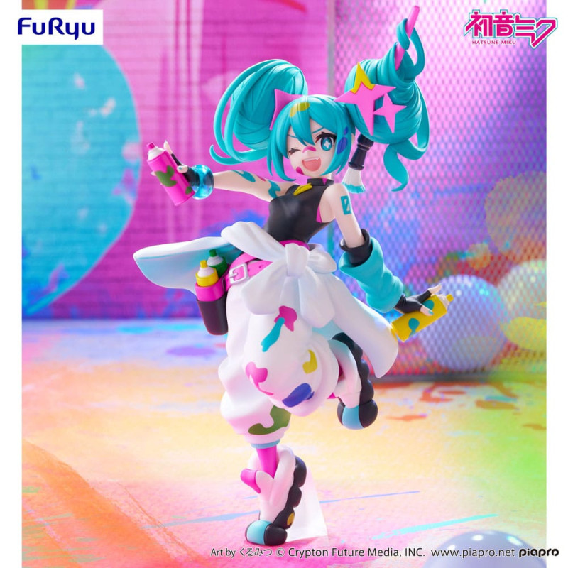 Figurine Hatsune Miku - Miku Paint Girl Trio-Try-iT 19cm