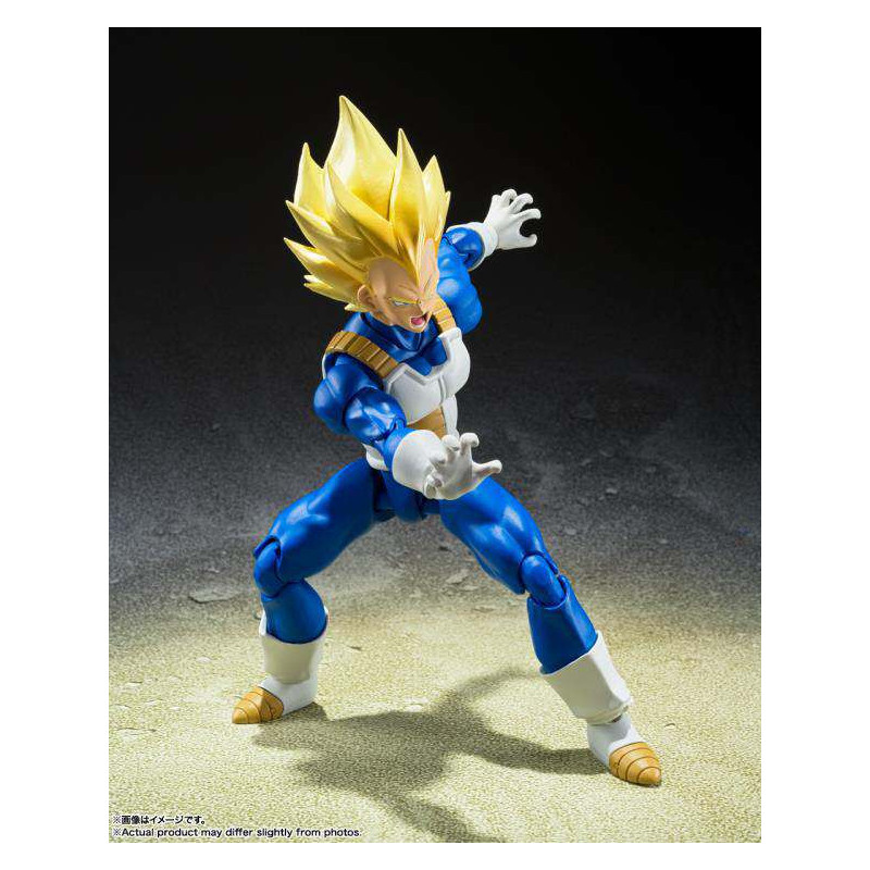 Figurine Dragon Ball Z - Vegeta Super Saiyan Awakened S.H.Figuarts 15cm
