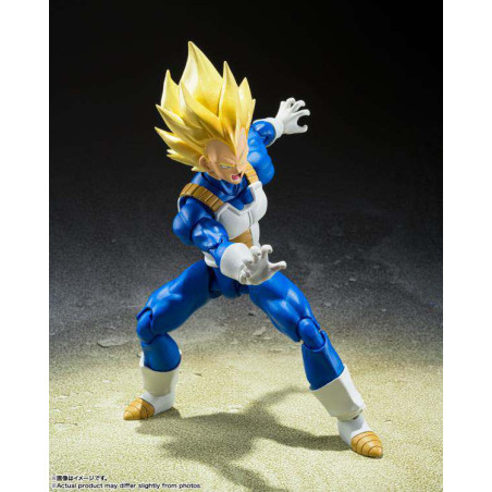 Figurine Dragon Ball Z - Vegeta Super Saiyan Awakened S.H.Figuarts 15cm