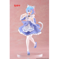 Figurine Re:Zero Starting Life in Another World - Rem Cat Maid Ver. Renewal Coreful 18cm