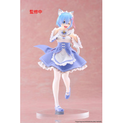 Figurine Re:Zero Starting Life in Another World - Rem Cat Maid Ver. Renewal Coreful 18cm