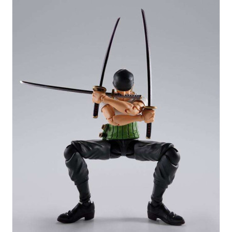 Figurine One Piece - Roronoa ZORO Romance Dawn S.H.Figuarts 15cm