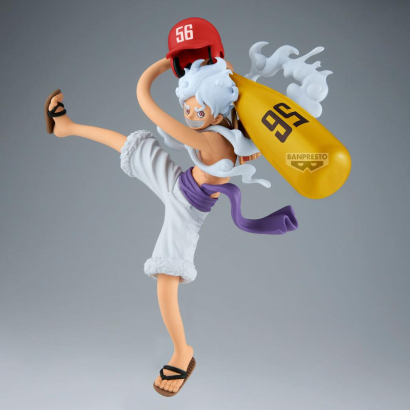 Figurine One Piece - Luffy Gear 5 II Battle Record Collection (Baseball) 17cm