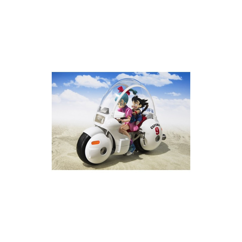 Figurine Dragon Ball - Bulma's Motorcycle Hoipoi Capsule n°9 S.H.Figuarts 17cm