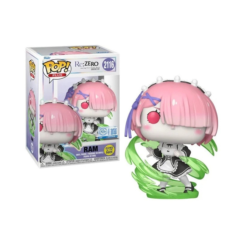 Figurine Re:Zero - Ram Wind Magic GITD Special Edition Pop Plus 10cm