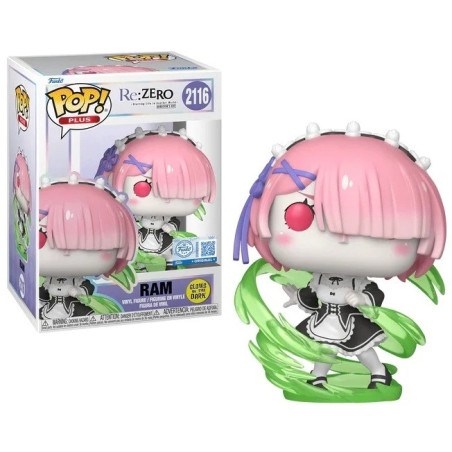 Figurine Re:Zero - Ram Wind Magic GITD Special Edition Pop Plus 10cm