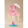 Figurine Hatsune Miku - Newley Written Sakura Miku Dress Ver. AMP 21 cm