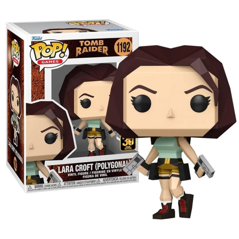 Figurine Tomb Raider - Lara Croft (Polygonal) Pop 10cm