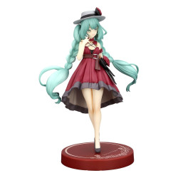 Figurine Hatsune Miku - Hatsune Miku Outing Dress Red Color Ver.Trio-Try-iT 19cm