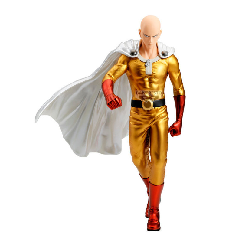 Figurine One Punch Man - Saitama Metallic Ver. Grandista 27cm