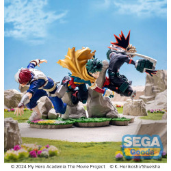 Figurine My Hero Academia : You´re Next - Izuku Midoriya Xross Link Anime 15cm