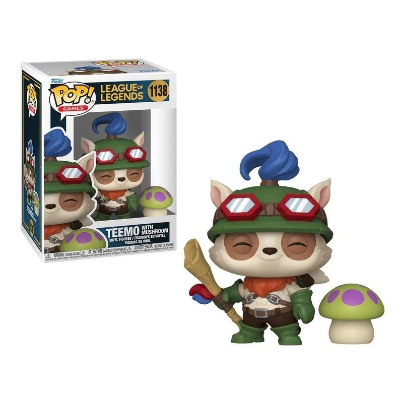 Figurine League of Legends - Teemo & Mushroom Pop 10cm