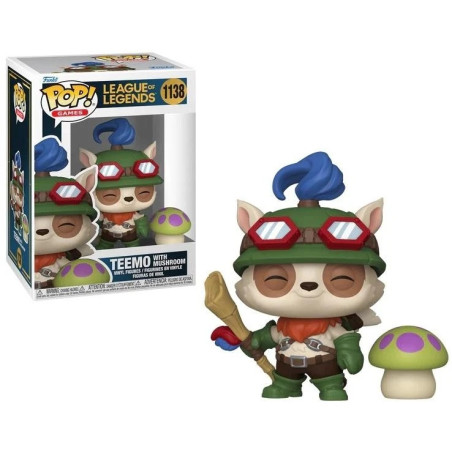 Figurine League of Legends - Teemo & Mushroom Pop 10cm