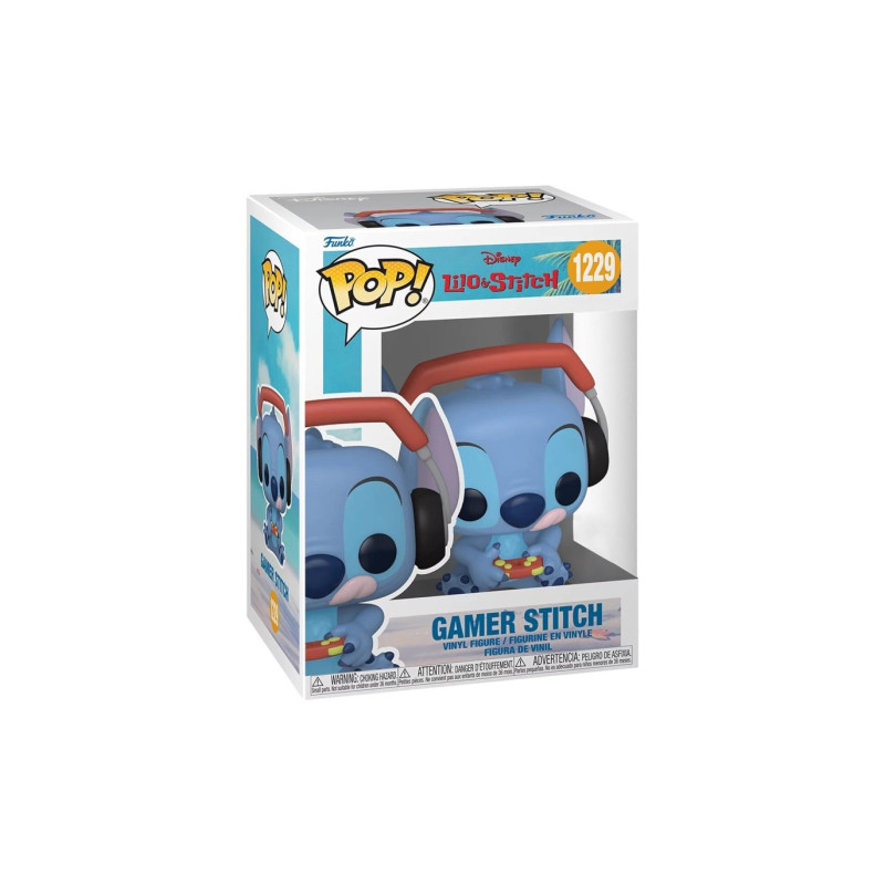 Figurine Disney Lilo & Stitch - Gamer Stitch  Pop 10cm