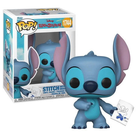 Figurine Disney Lilo & Stitch - Stitch with Mood Chart Pop 10cm
