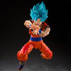 Figurine Dragon Ball Super - Super Saiyan God Super Son Goku (Blue power transcending Limits) S.H.Figuarts 15cm