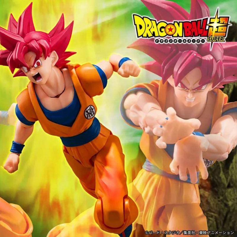 Figurine Dragon Ball Super - Super Saiyan God Son Goku (God Aura)  S.H.Figuarts 15cm
