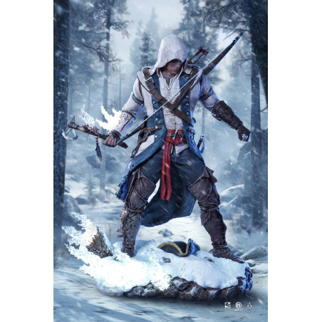 Figurine Assassin's Creed Black III - Animus Connor Kenway Light UP 28cm