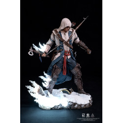 Figurine Assassin's Creed Black III - Animus Connor Kenway Light UP 28cm