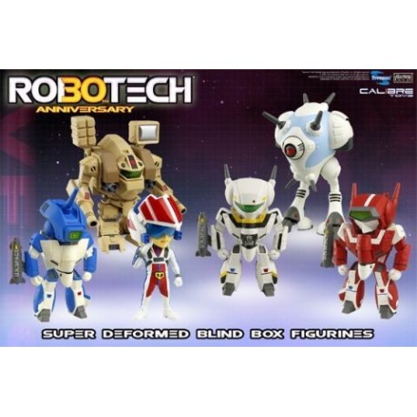 Figurine Robotech - Robotech Mini Figure 30ème Anniversaire - 1 Figurine Aléatoire