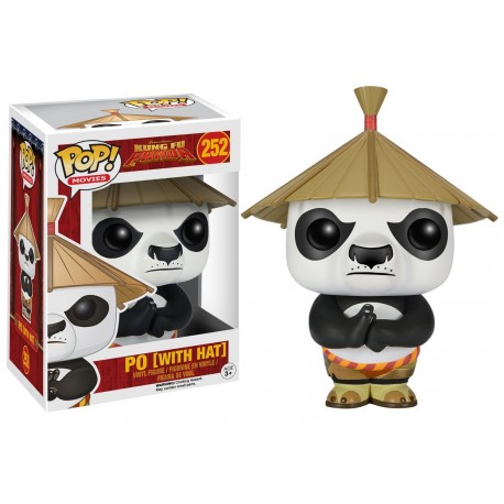 Figurine Kung Fu Panda - Po with Hat - Pop 10 cm