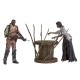 Figurine Walking Dead - Deluxe Pack Morgan with Impaled Walker 13cm