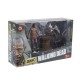 Figurine Walking Dead - Deluxe Pack Morgan with Impaled Walker 13cm