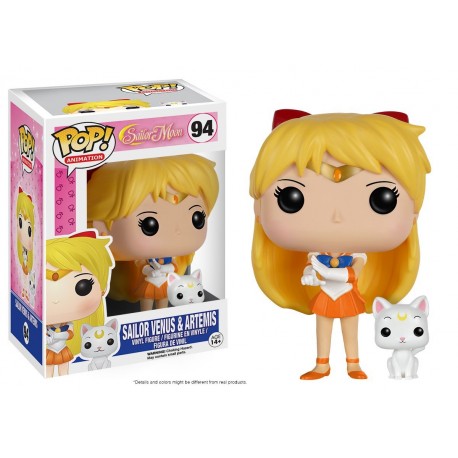 Figurine Sailor Moon - Sailor Venus & Artemis Pop 10cm