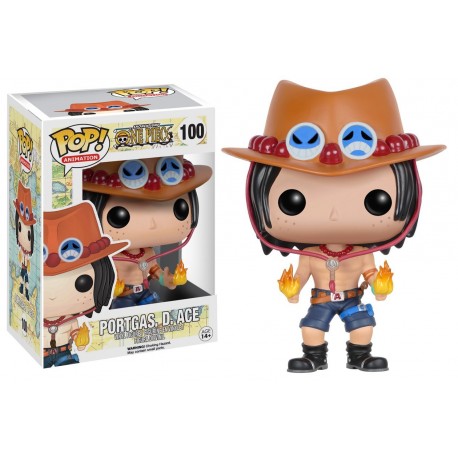 Figurine One Piece - Portgas D.Ace Pop 10cm