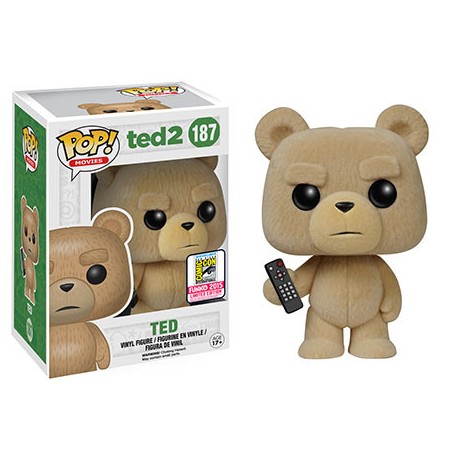 Figurine Ted 2 - Ted with remote Flocked SDCC 2015 Limited Pop 10cm