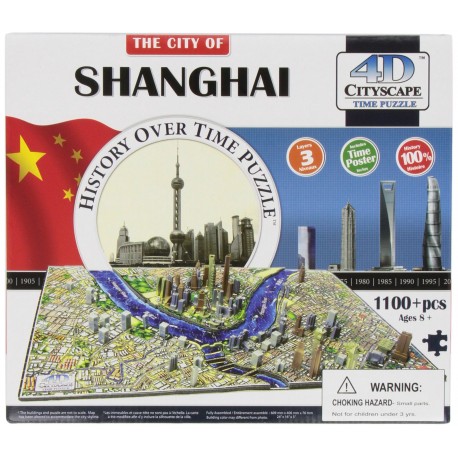 4D Cityscape Puzzle - Shanghai
