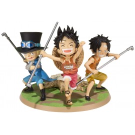 Figurine One Piece - Luffy & Ace & Sabo - A Promise of Brothers - Figuarts Zero - 10 cm